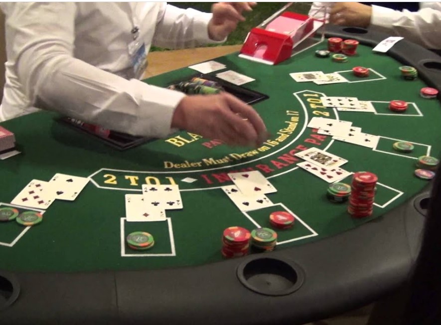 casino blackjack table